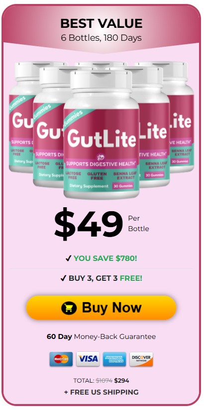 GutLite 6 Bottle Price